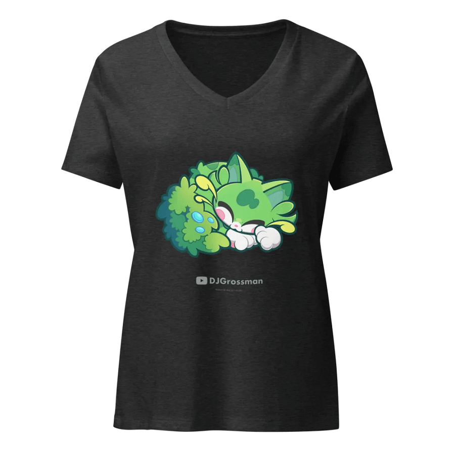 Sleeping Chloe • Women's Relaxed V-Neck T-shirt product image (1)