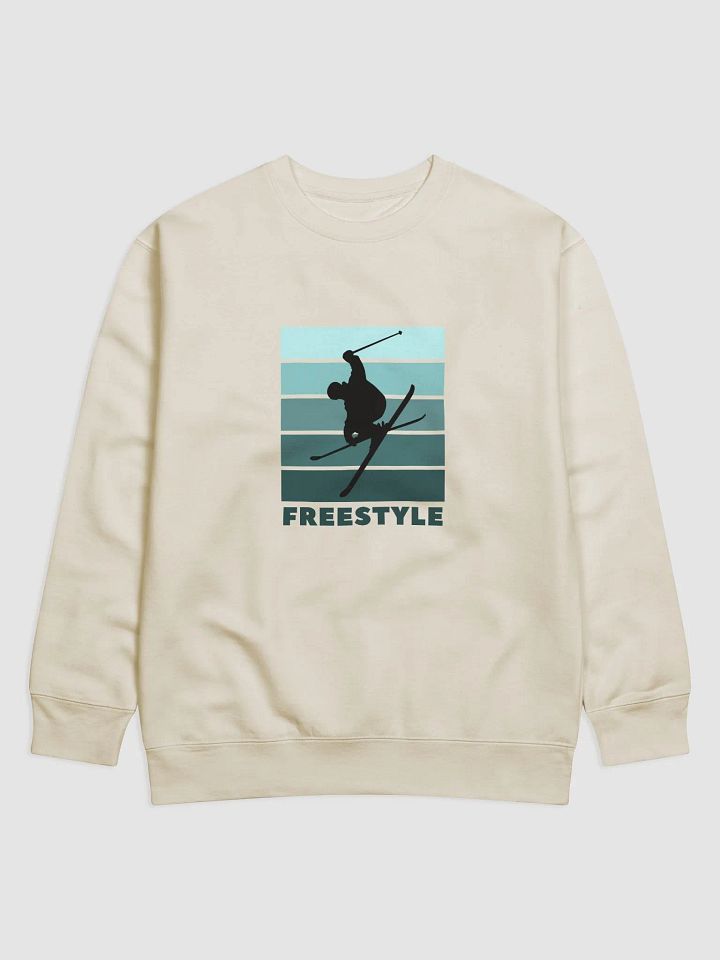 Freestyle Skiing Cotton Sweatshirt product image (1)