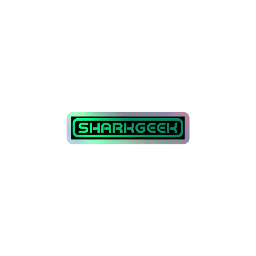 SharkG33k Logo Sticker (Holographic) product image (1)