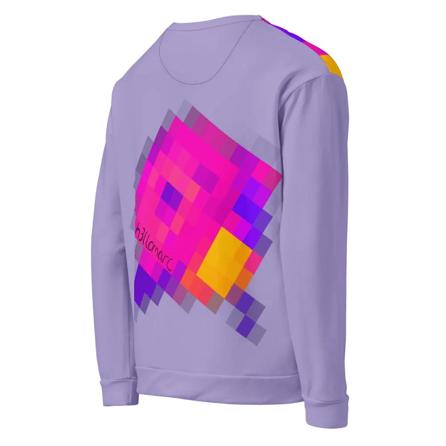 h3llomarc Pixels 2 Sweatshirt Lavender product image (4)
