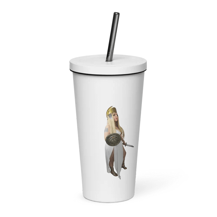 Athena Insulated Tumbler w/ Straw product image (1)