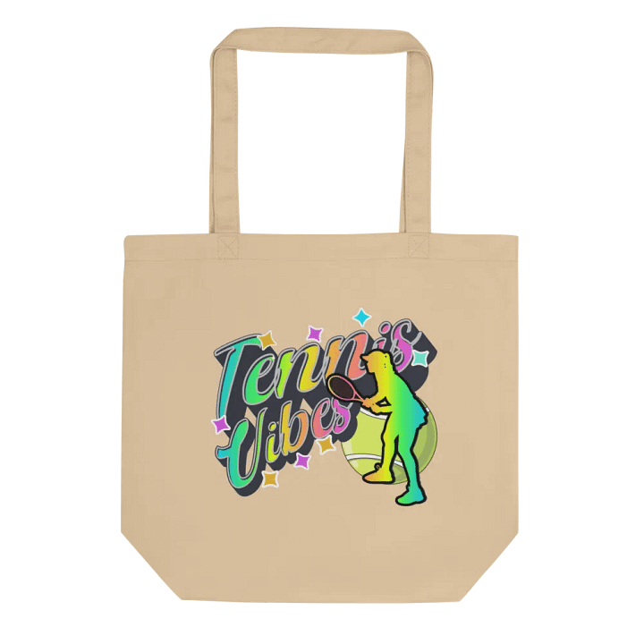 Tennis Vibes Female Neon Rainbow Tote Bag product image (1)