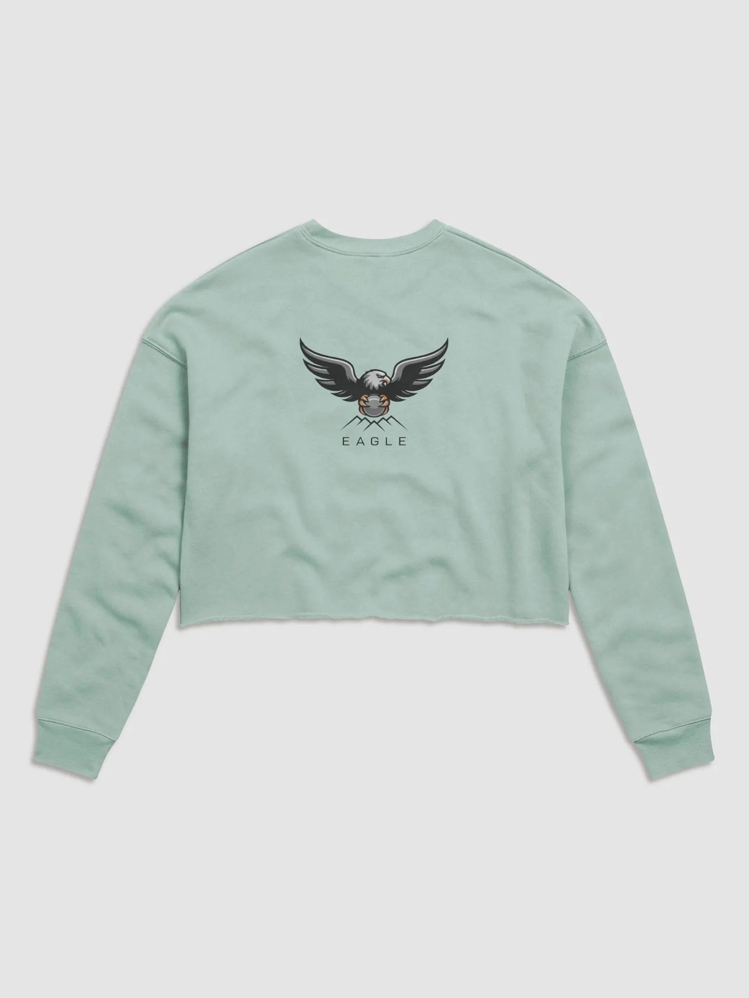 Eagle Women's Fleece Crop Sweatshirt - Stylish with Bold Design product image (3)