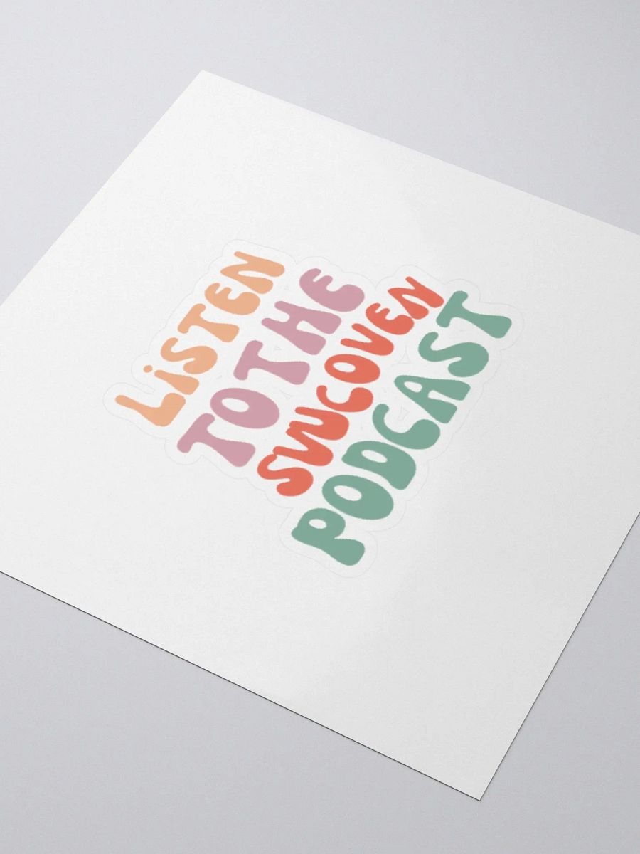 LISTEN STICKER product image (3)