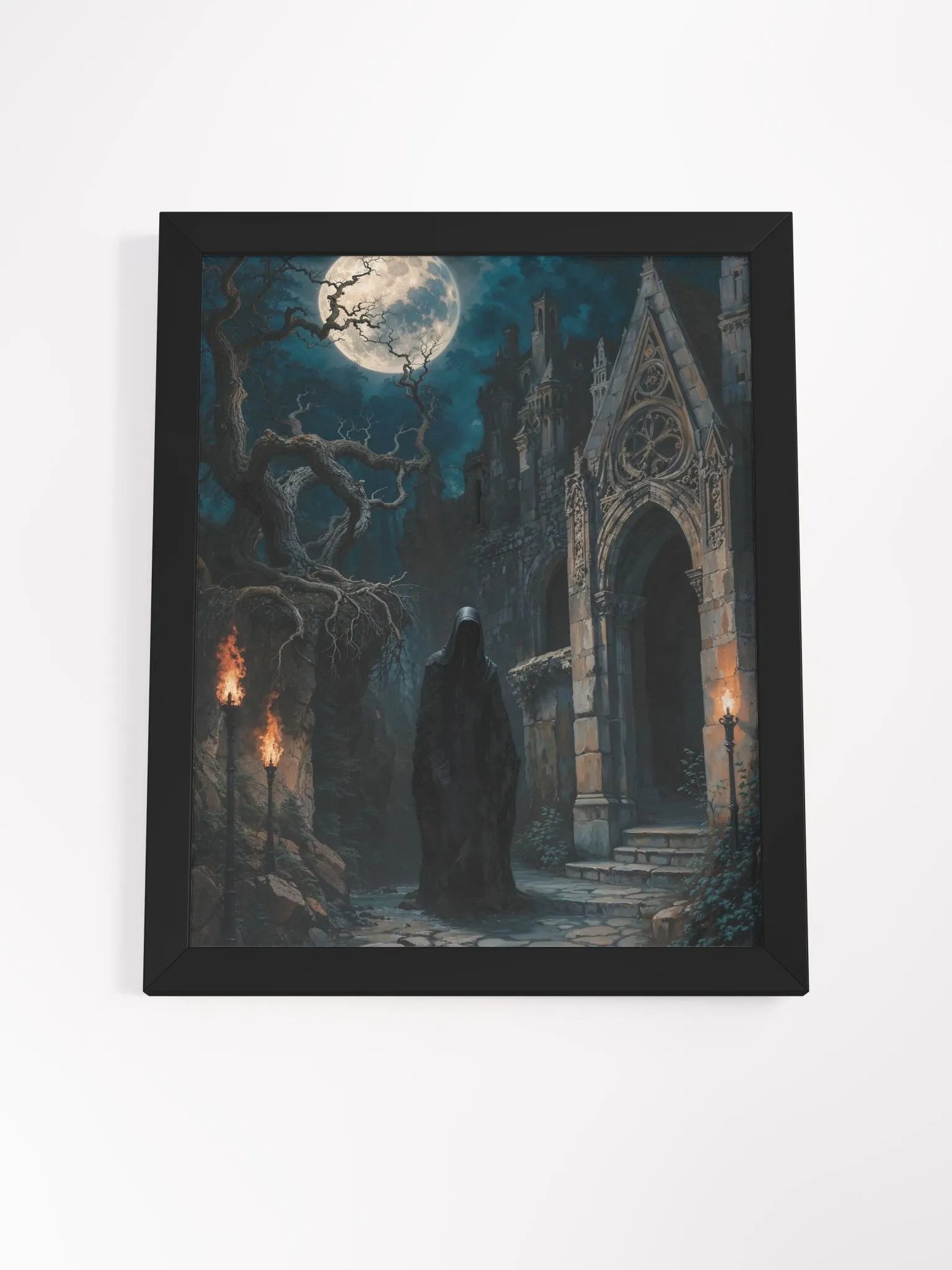 Moonlit Gothic Framed Print product image (22)