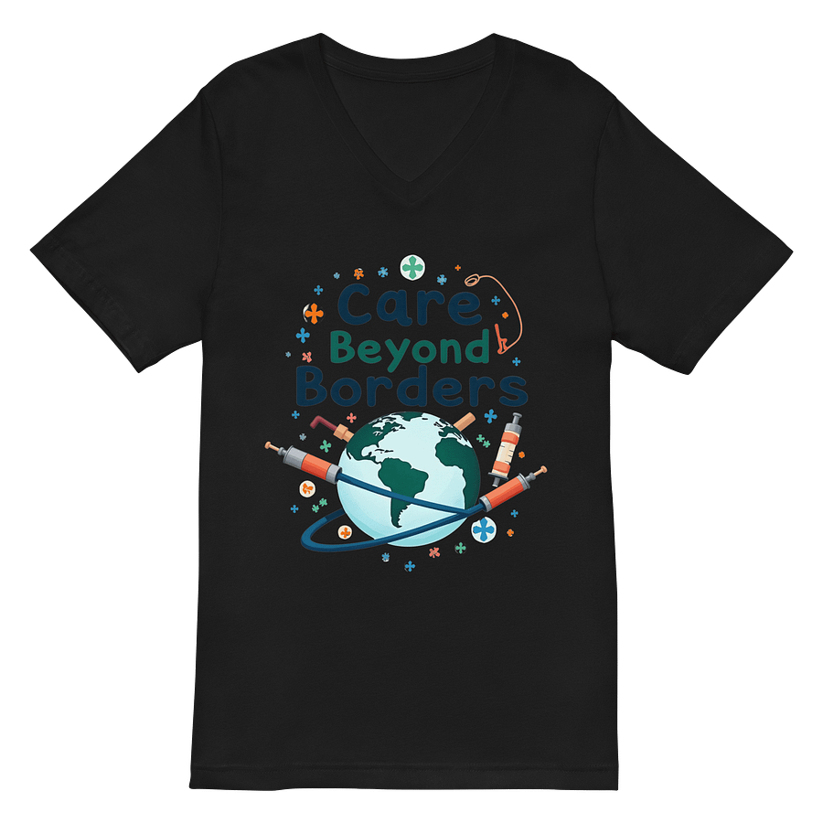 Care Beyond Borders V-Neck Tee product image (3)