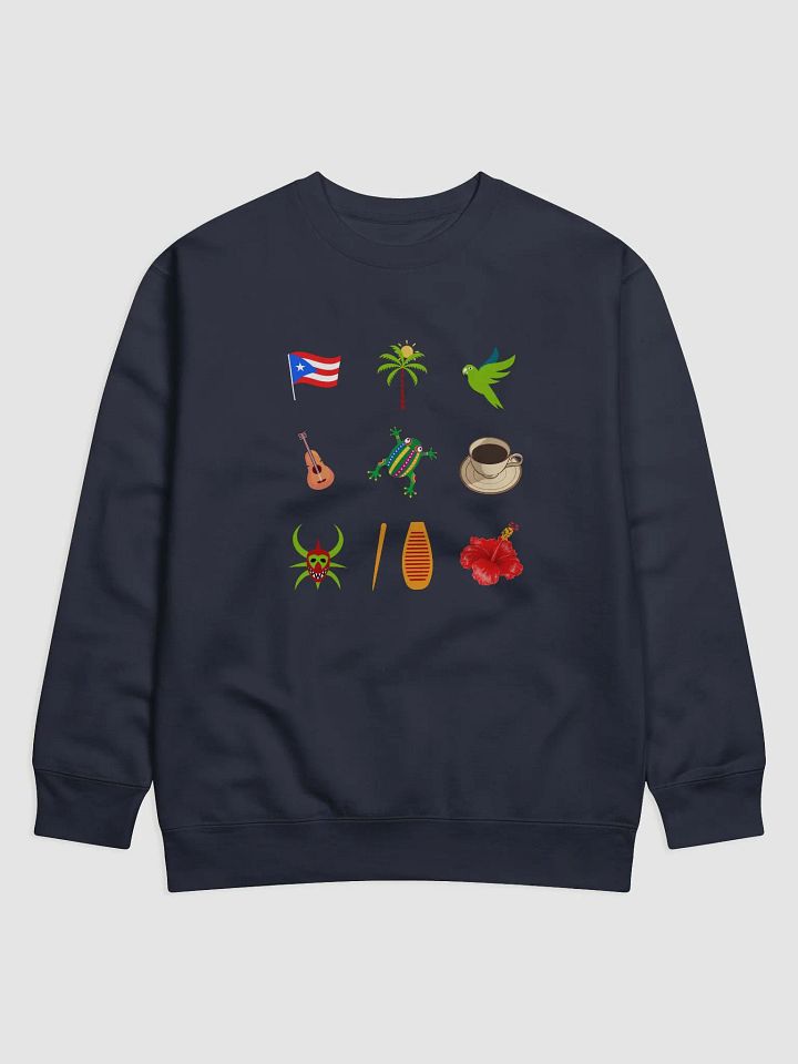 Símbolos de Puerto Rico Premium Crewneck Sweatshirt product image (1)