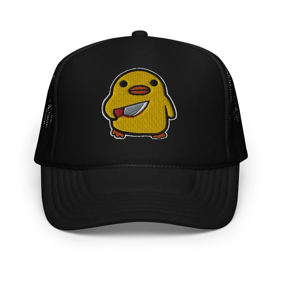 Embroidered Stabby Duck Trucker Hat product image (1)