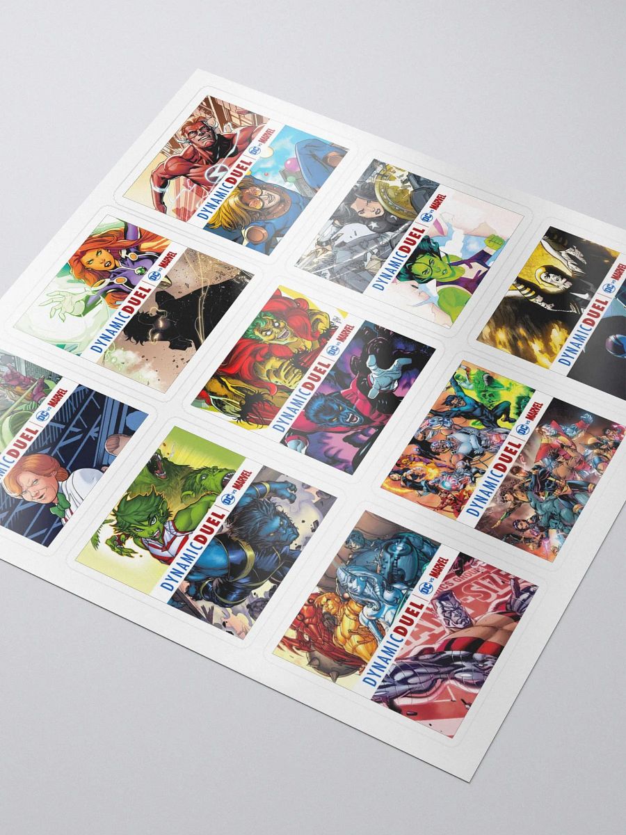 Dynamic Duel Episode Cover Stickers - Series 8 product image (3)