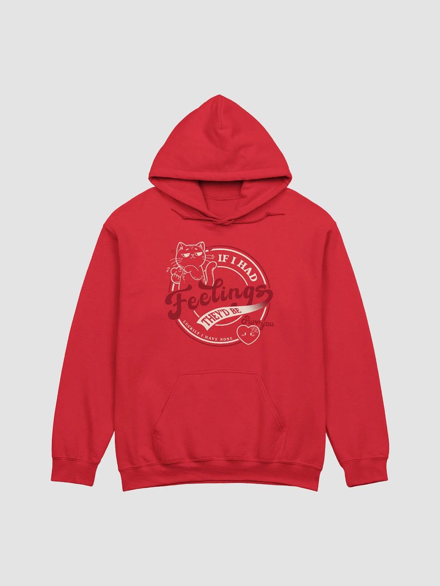 Paws Off My Heart -regular fit hoodie WHITE product image (2)