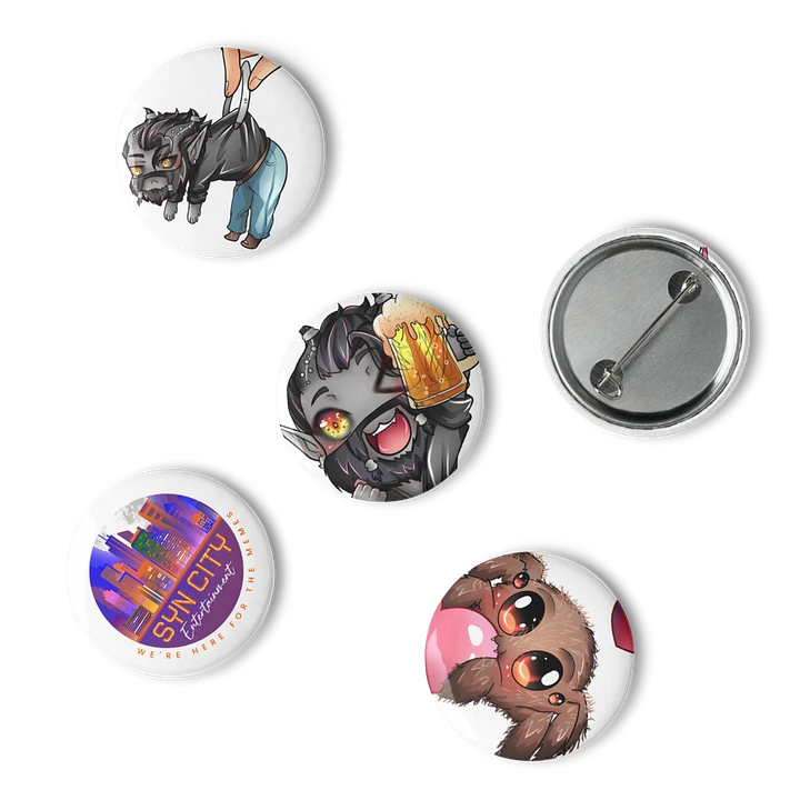 Syn and friends Set of Pin Buttons product image (1)