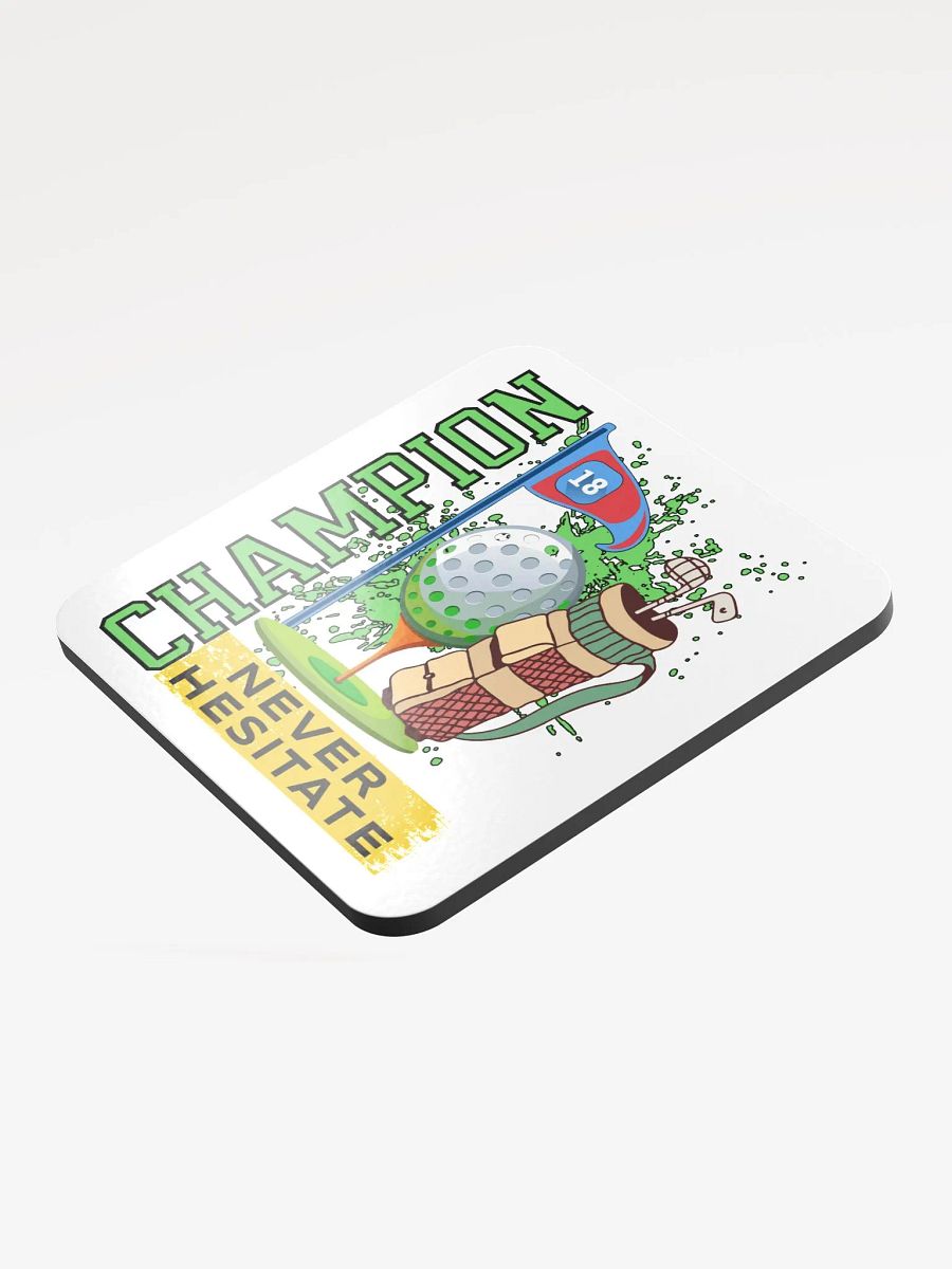 Champion Never Hesitate Golfing Cork Coaster Set product image (3)