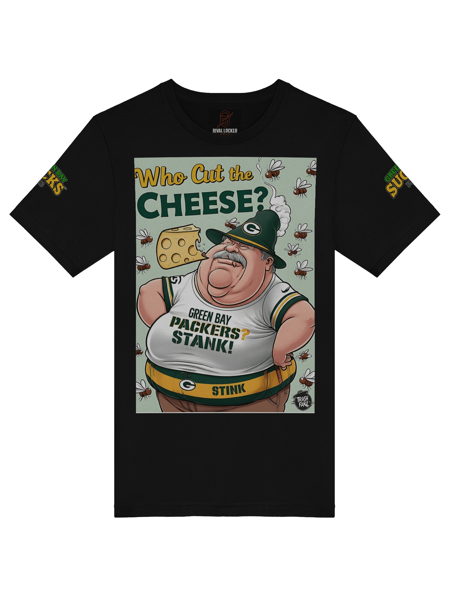 NEW Who Cut the Cheese? T-Shirt | Green Bay | Football | Rivals Locker product image (5)