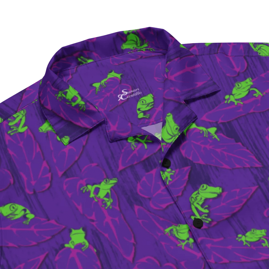 Tree Frogs Unisex Button Down Shirt product image (3)