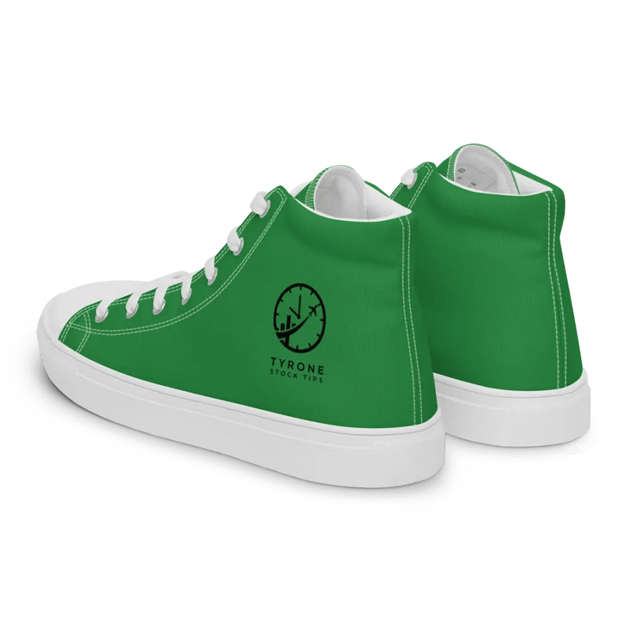 Green Classic Black Logo Canvas High Tops product image (5)