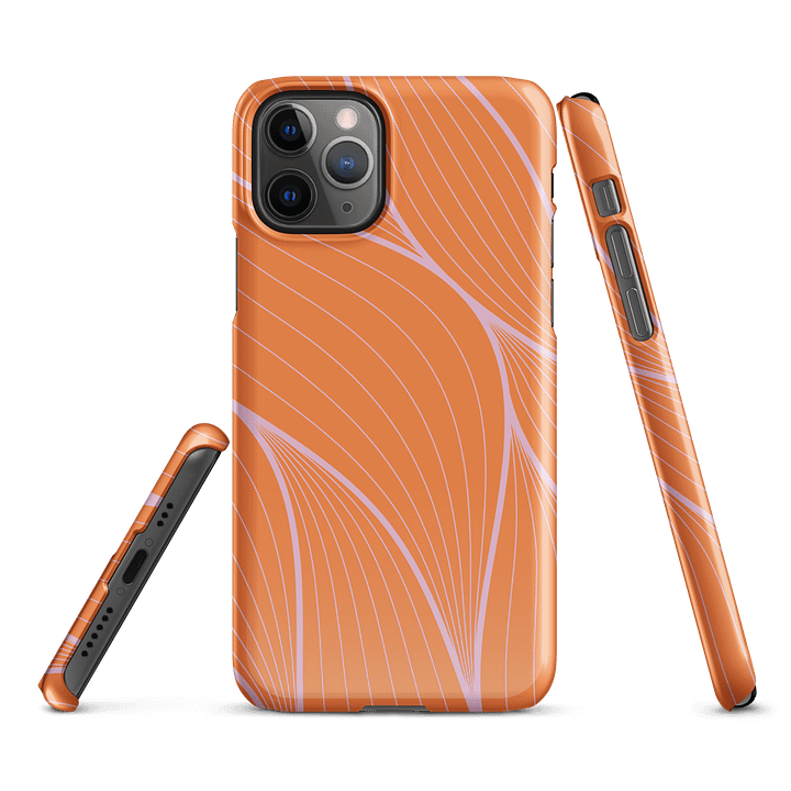 Orange Wave iPhone Snap Case product image (2)