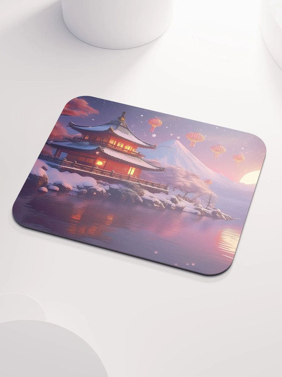 Winter Lanterns Small Mouse Pad (7 x 9) product image (3)