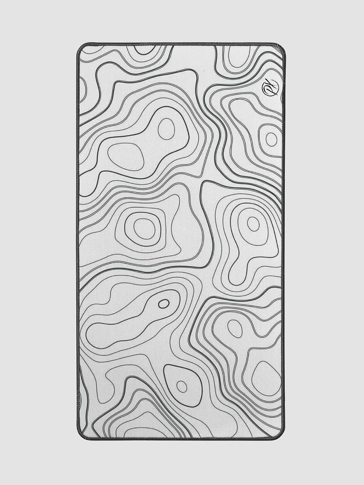 White Topo Mousepad product image (2)