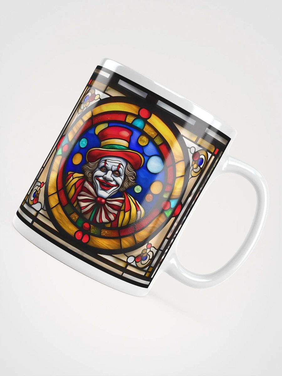 #003 Scrappy Slim Clown Stained Glass Mug product image (10)