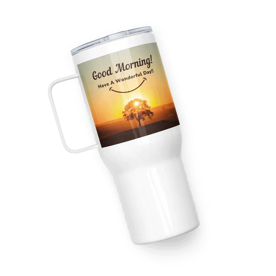 Smiling Sunrise Stainless Steel Travel Mug product image (5)