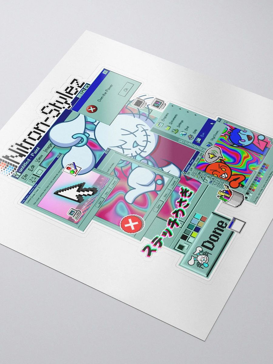 Wave 6 - Window Split Kiss Cut Sticker product image (4)