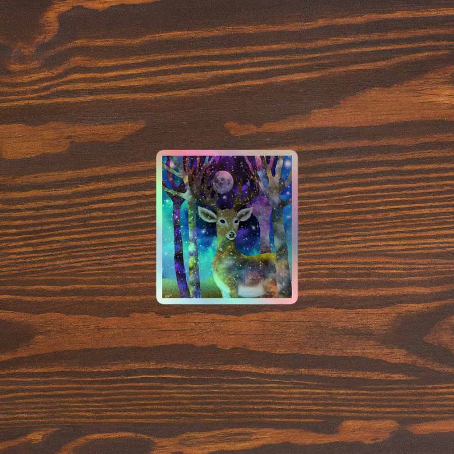 Starry Forest Holographic Sticker product image (3)