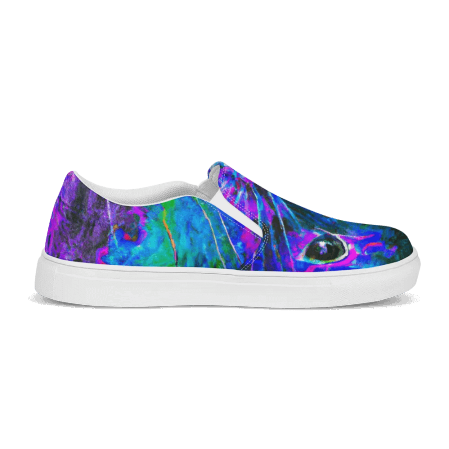 Abstract ratty slip on canvas shoes (womens) product image (6)