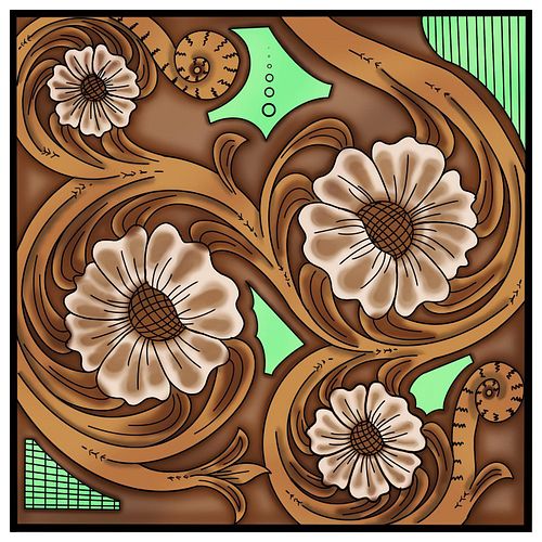 Would you all want these as stickers, Starbucks cup wraps, keychains,etc?
#westerntooling #tandyleather #westernstyle #toolin...