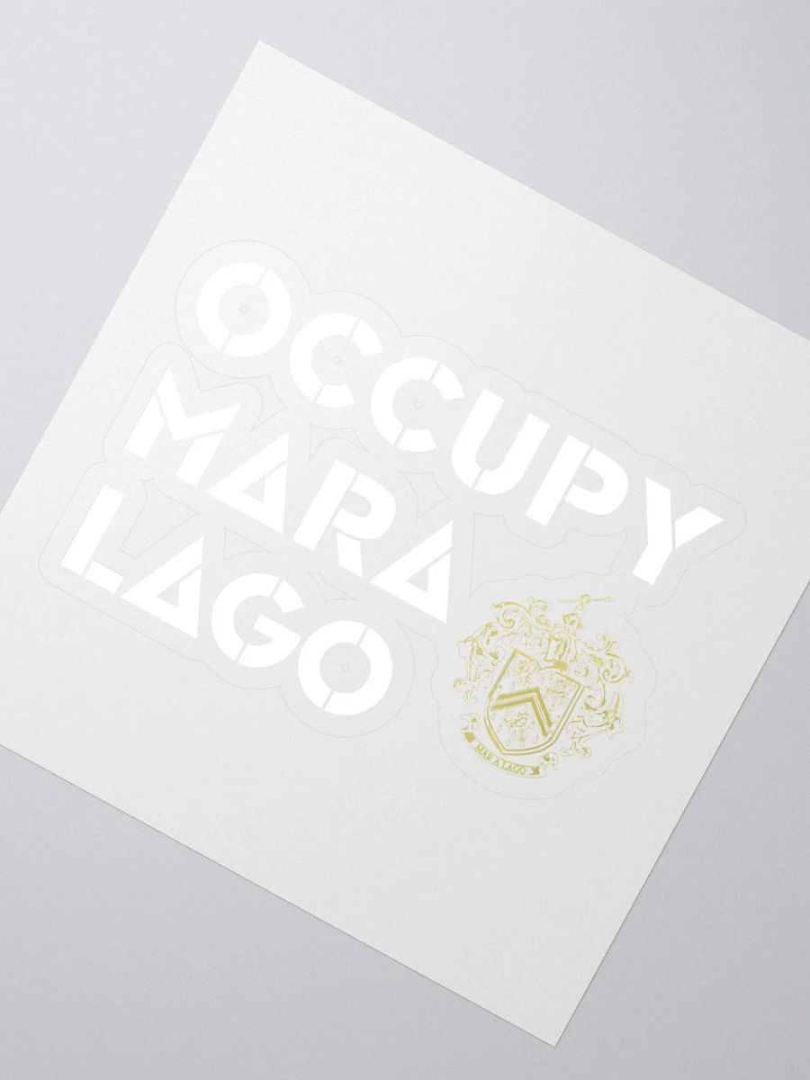 Ocupy Mar-a-lago sticker product image (2)