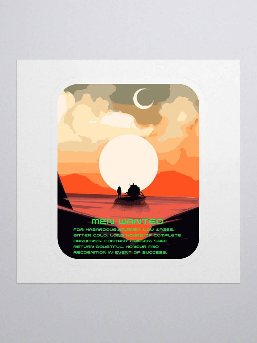 Exploration Recruitment - Kiss Cut Sticker product image (1)