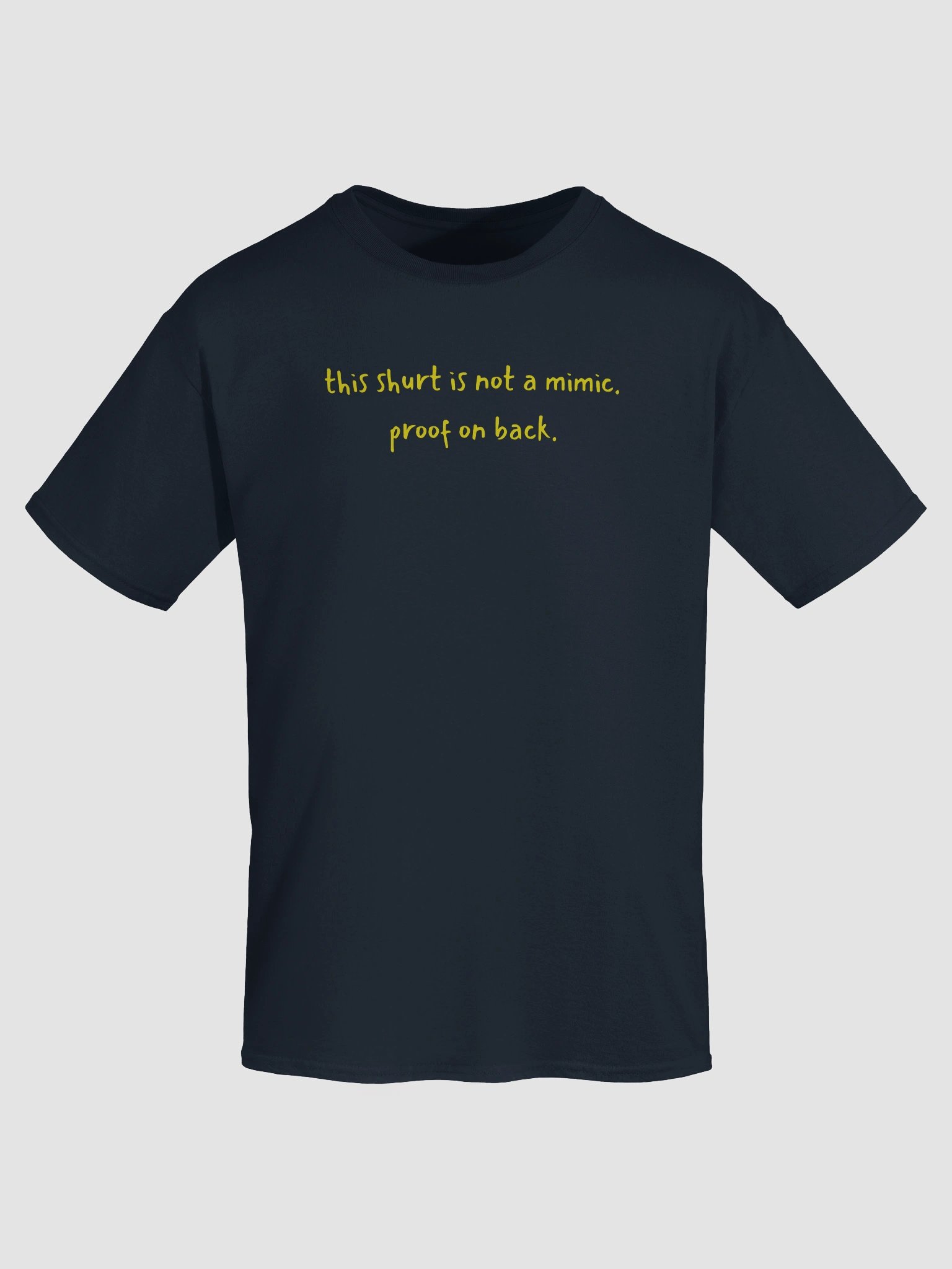 Mimic Shirt - Version 2 - Yellow Text product image (78)
