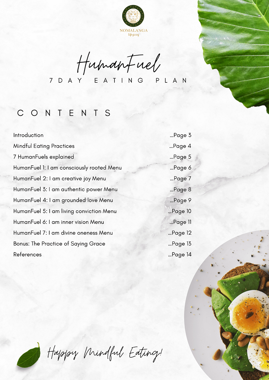 HumanFuel 7-Day Eating Plan (PDF) product image (2)