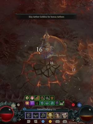 The most insane goblin horde in Diablo 4 Season 10! #shorts #youtube #twitch #streamers #diabloiv #diablo4 #diablopartner #Barbarian