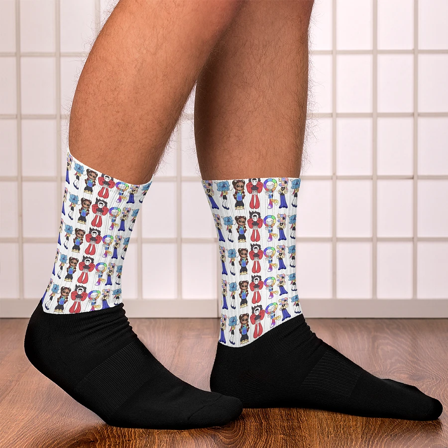 White Group Chibi Socks product image (13)