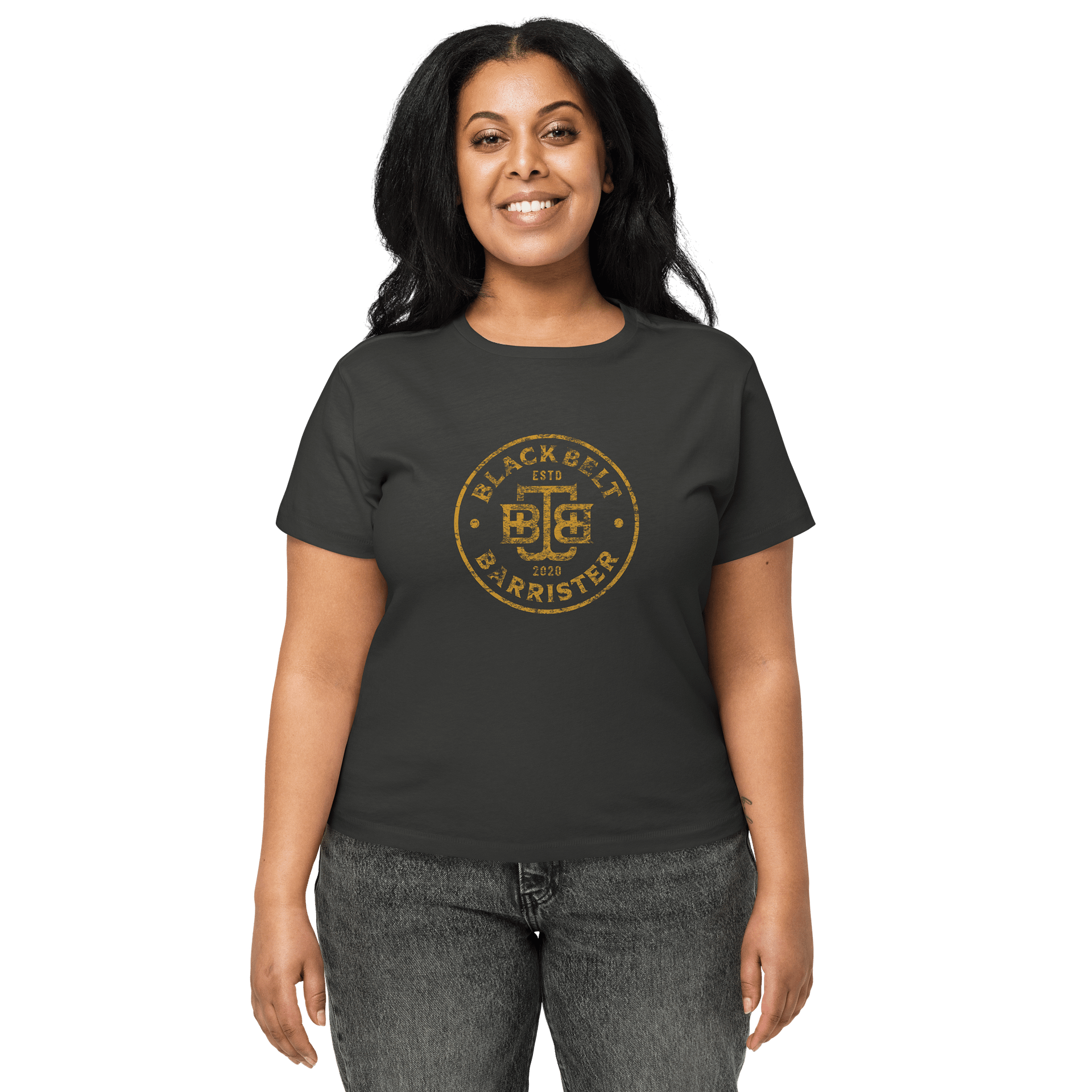 BBB Distressed Women's High-Waisted Tee Gold product image (17)