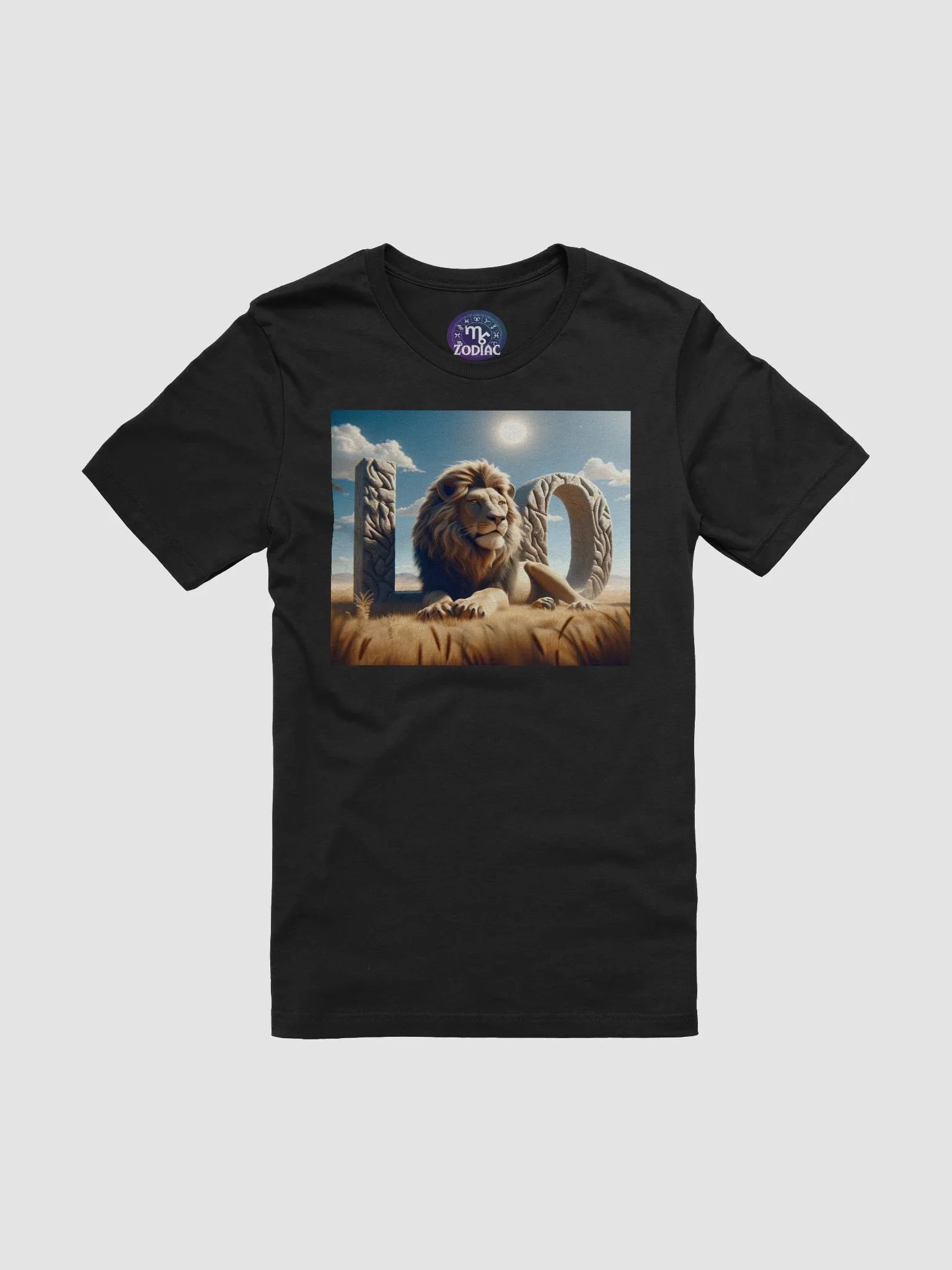 Unisex Leo Zodiac T-Shirt - Majestic Lion Design, Astrology Gift product image (4)