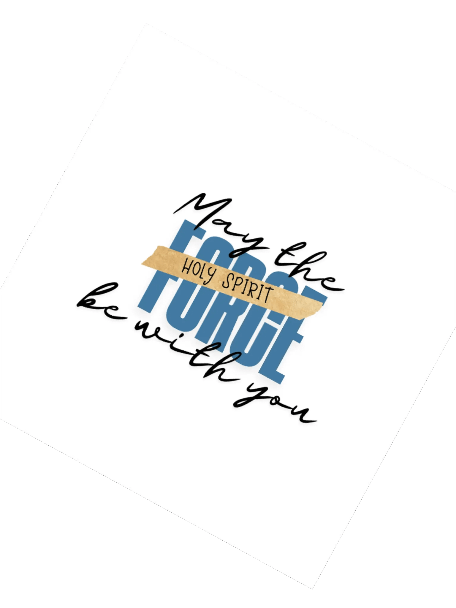 May the Force be with You: Square Sticker product image (2)