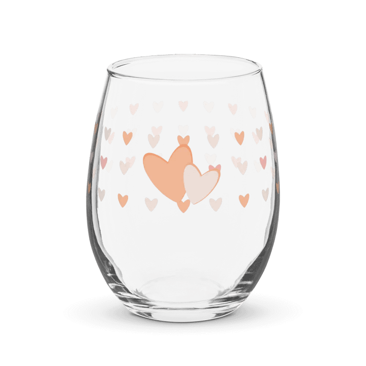 Simply Peachy Wine Glass product image (1)
