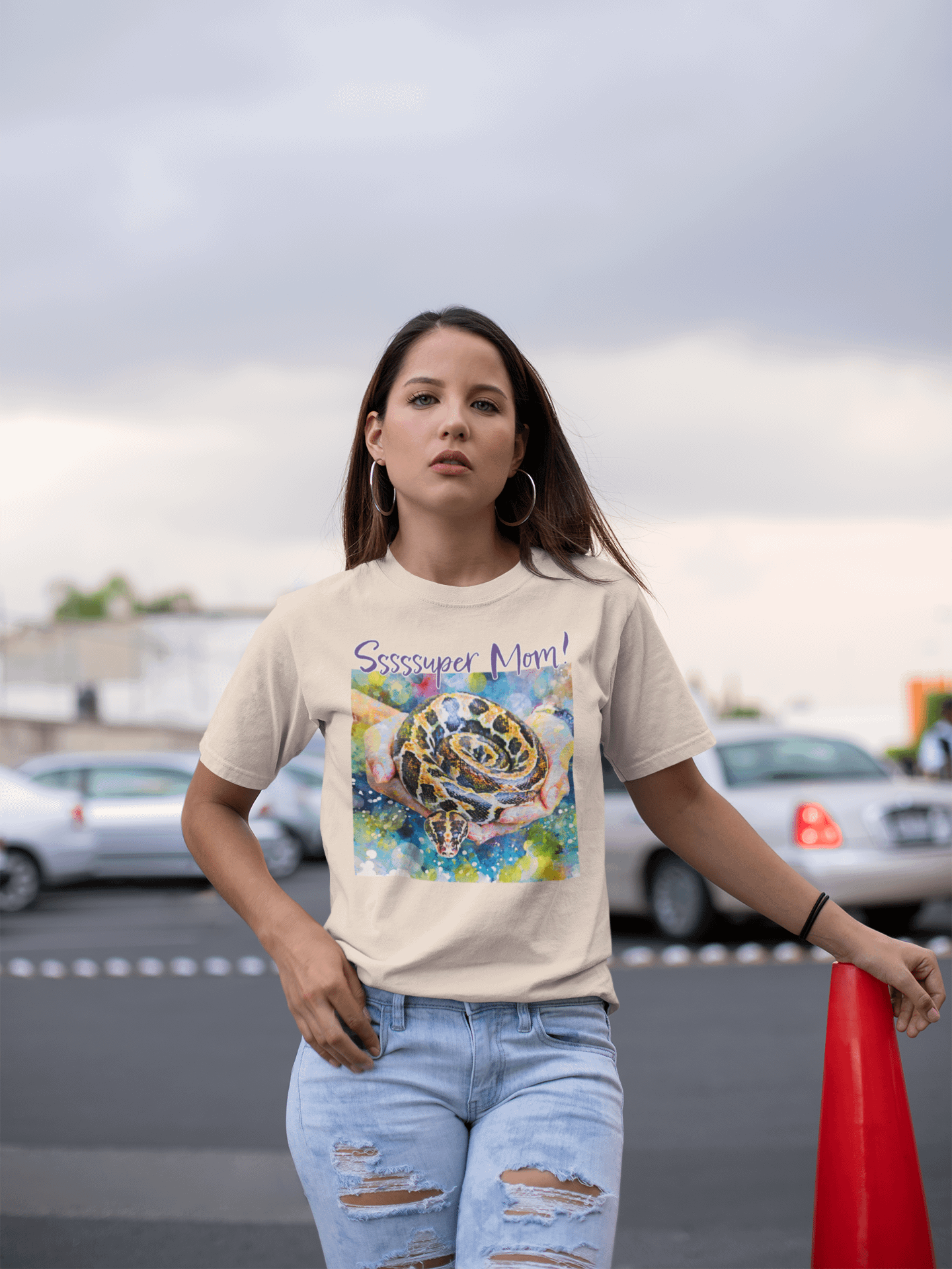 Sssssuper Mom Snake Tee - Mother's Day T-Shirt product image (1)