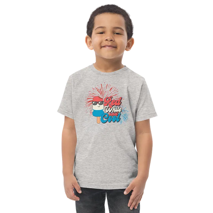 Red, White & Cool Toddler Boy Tee product image (2)
