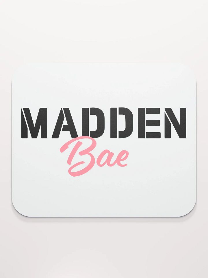 MaddenBae Mouse Pad Black and Pink product image (2)