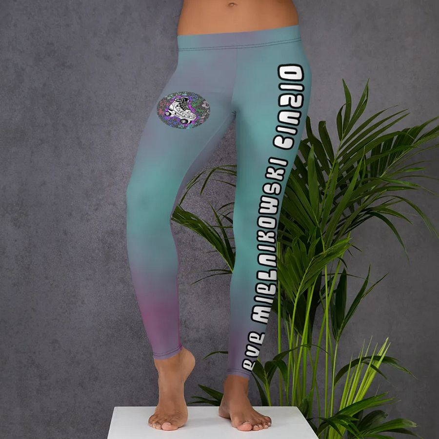 Branded Cloudy leggings Purple/Blue product image (5)