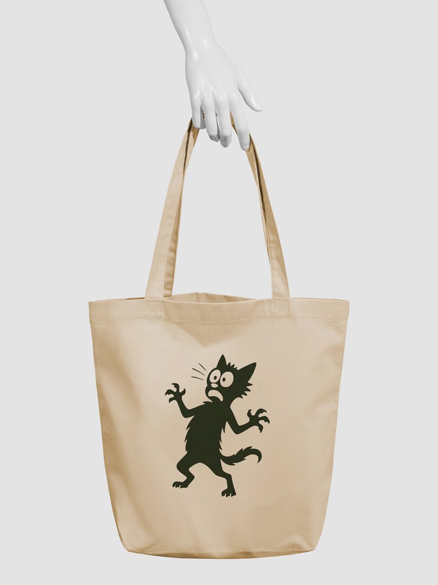 Scaredy Cat Eco-Friendly Tote Bag product image (3)