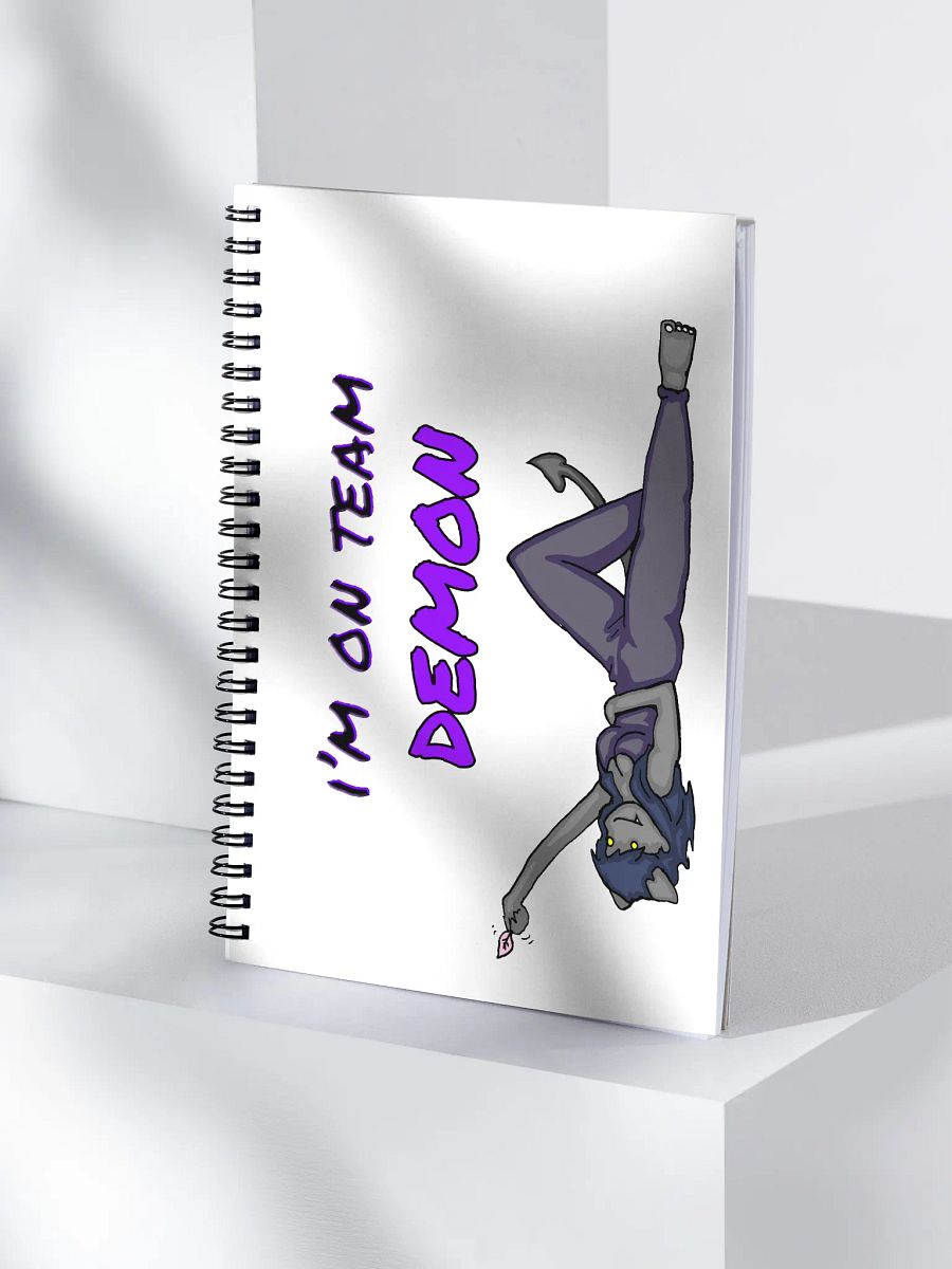 Team Demon Spiral Notebook product image (4)