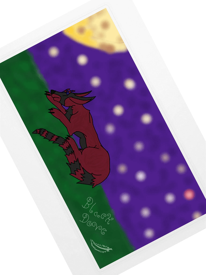 Moonlit Rest (Stickers) product image (1)