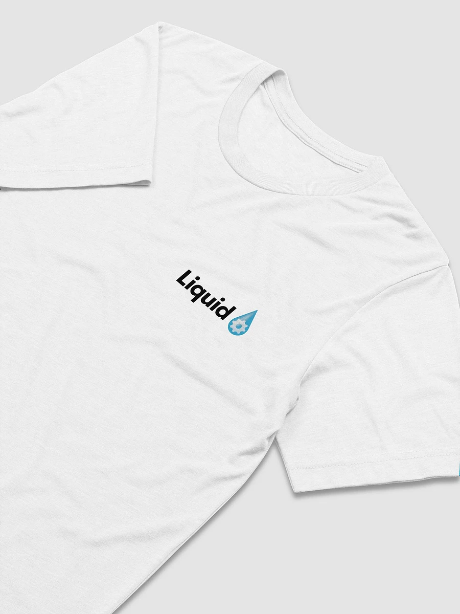 Liquid, White Classic Short Sleeve T-shirt product image (3)