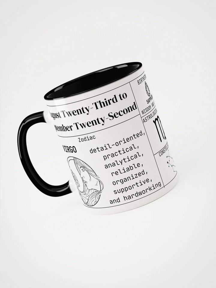 Virgo Zodiac Ceramic Mug product image (1)