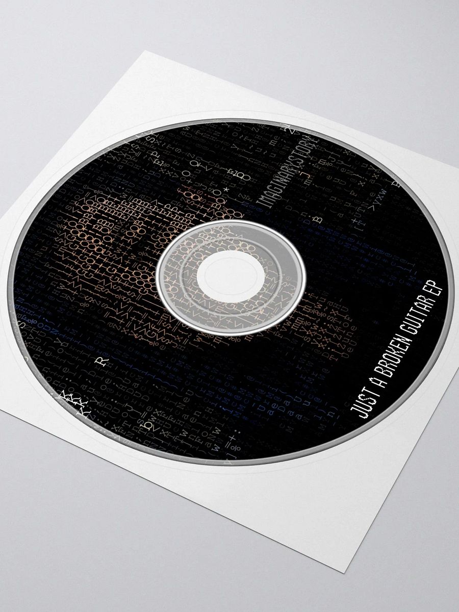 Just A Broken Guitar EP Album Sticker product image (3)