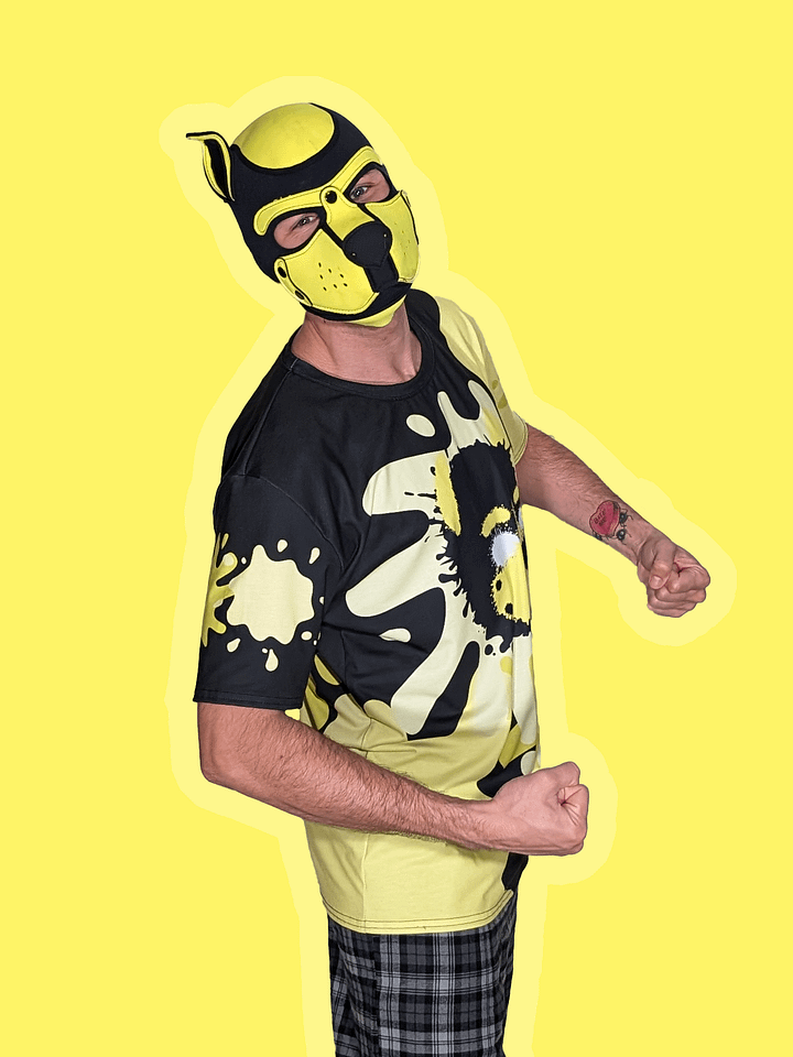 Chaos Splatter Shirt - Yellow product image (2)