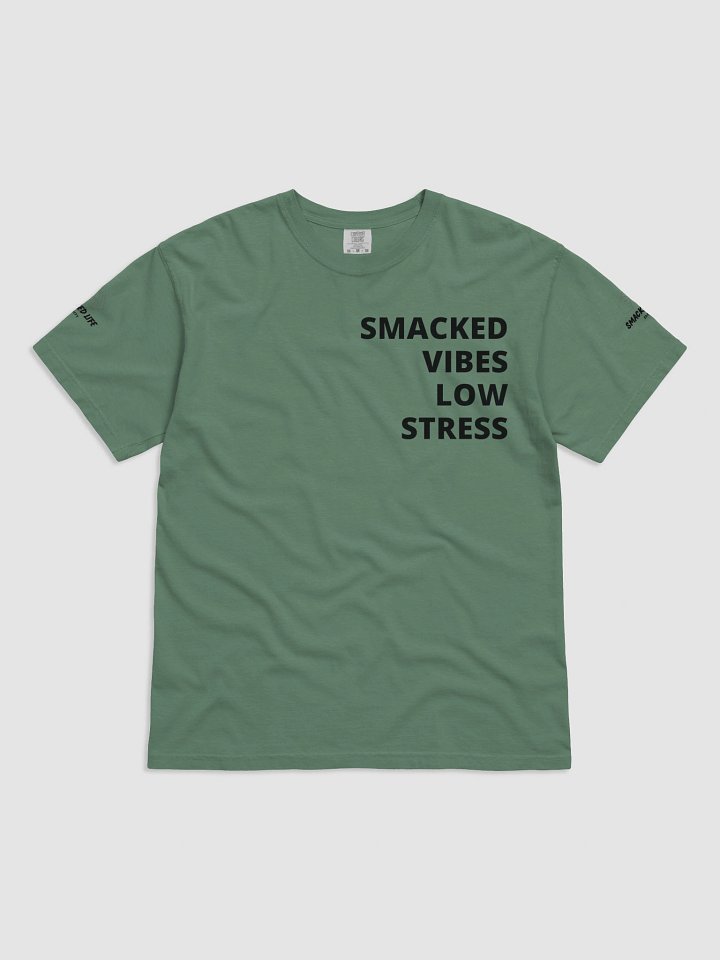 “Smacked Vibes, Low Stress” Stoner Tee product image (5)